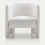 Ditre Italia Cali Armchair in white fabric
