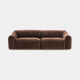 Ditre Italia Daily Sofa in dark brown fabric