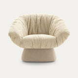 Ditre Italia Hall Armchair in cream fabric