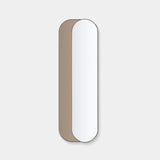 Ditre Italia Primo Piano Mirror, Primo Piano mirror in light brown, front view