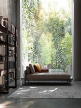 Doria Leather Clad Luxury Chaise Longue in a room setting