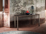 Doria Marble Top Luxury Console Table in a room setting