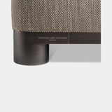 Dorsoduro Cylinder Foot Luxury Ottoman, detail
