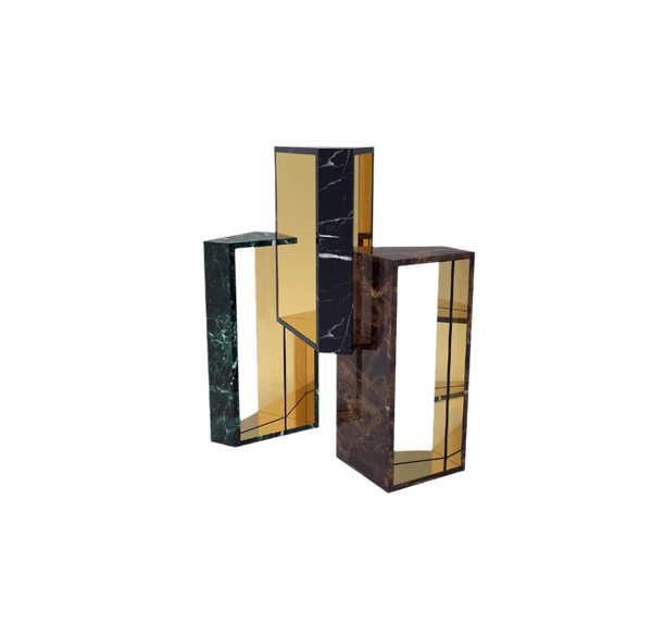 Tesoro Luxury Side Table: Subtle & Elegant Modern Design