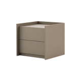 Laskasas Endy Bedside Table in Taupe with transparent background