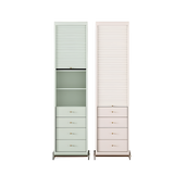 Fairytale Hide and Seek Bookcase, lacquered wood and polished brass, available from Touched Interiors UK