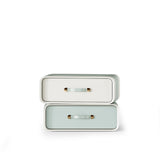 Fairytale Travel Nightstand, lacquered wood and polished brass, available from Touched Interiors UK