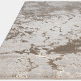 Falda Metallic Layered Luxury Rug, texture detail