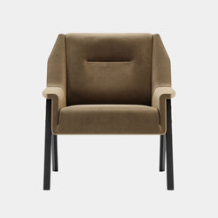Felicity Low Velvet Upholstered Armchair