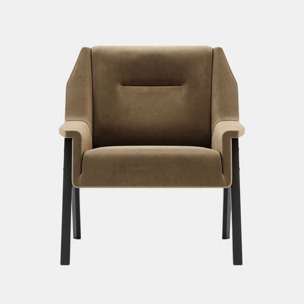 Felicity Low Velvet Upholstered Armchair