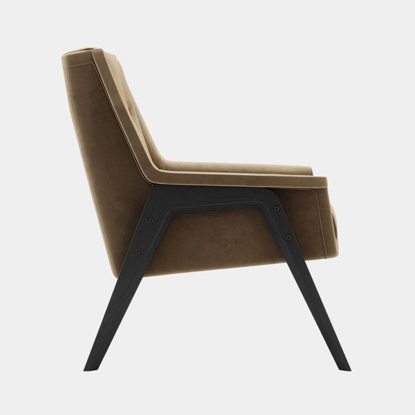 Felicity Low Velvet Upholstered Armchair