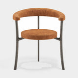 Fendente Three Leg Luxury Armchair, shown in tan nubuck leather