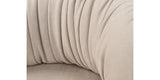 Festone Draped Back Luxury Lounge Chair, detail