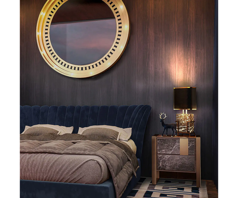Fine art table lamp by Porus Studio, the Luděk, designed for high-end interior aesthetics.