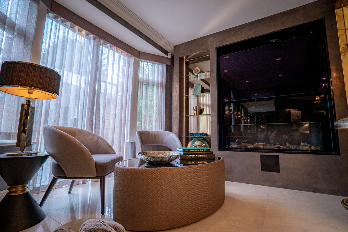 Luxury home bar design in Wilmslow, Cheshire by Touched Interiors, image 1