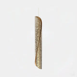 Castro Lighting Elven Pendant Light in hammered gold-plated brass, available from Touched Interiors UK