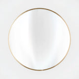 Castro Lighting Ammira Mirror in polished brass, available from Touched Interiors UK