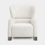 Gerla Conical Luxury Lounge Chair, shown in Clunis wool bouclé