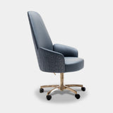 Giorgio Collection Charisma Office Chair in grey blue leather