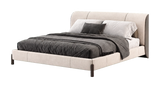 Gray Bed White