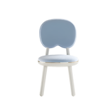 Gum Children's Chair by Fairytale: Luxurious Touch in Lacquered Wood & Velvet Fabric