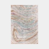 Hand-Woven Abalone Marble Viscose Rug in Abalone marble