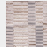 High-Shine Ripple Metallic Luxury Rug, texture detail