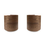 Dexter Bedside Table - Walnut - Pair
