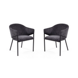 Aidan Armchair - Set of 2 - Ebony