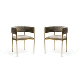 Envie II Dining Chair - Set of 2 - Giselle Olive