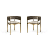 Envie II Dining Chair - Set of 2 - Giselle Olive