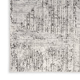 Irradiant Cream Black Luxury Rug, available from Touched Interiors UK