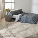 Irradiant Cream Black Luxury Rug, available from Touched Interiors UK