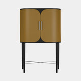 Jetclass Azure Bar Cabinet, shown in gold lacquer