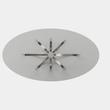 Elle Dining Table glass top, detail from above