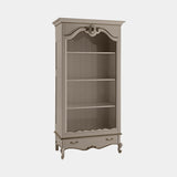 Glamour Bookcase in dark grey lacquer