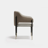 Juniper Metal Leg Luxury Dining Chair, alternative angle