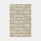 Caffe Latte Jute Rug in botanic silk and mohair