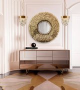 Caffe Latte Kafe Sideboard in a room setting