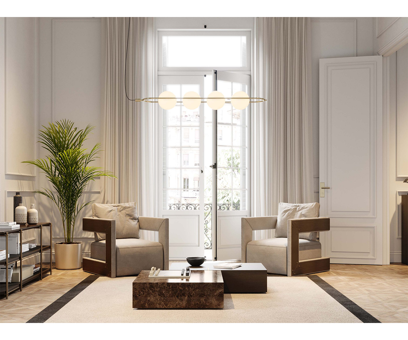 Kaito Armchair: Modern Luxury Meets Japandi Minimalism | Touched Interiors