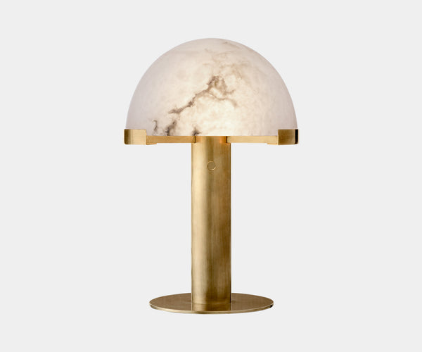 Kelly Wearstler Melange Desk Lamp with Alabaster and Bronze - Luxury Interior Lighting