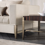 Kendal Two Tier Luxury Coffee Table, close-up detail