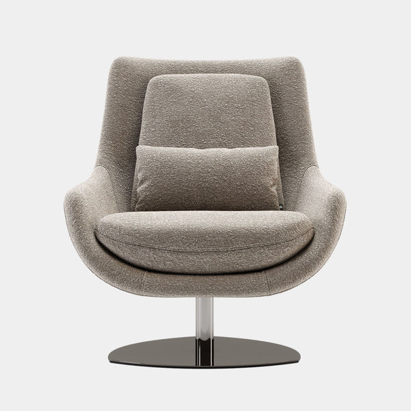Klein Bouclé Premium Swivel Armchair