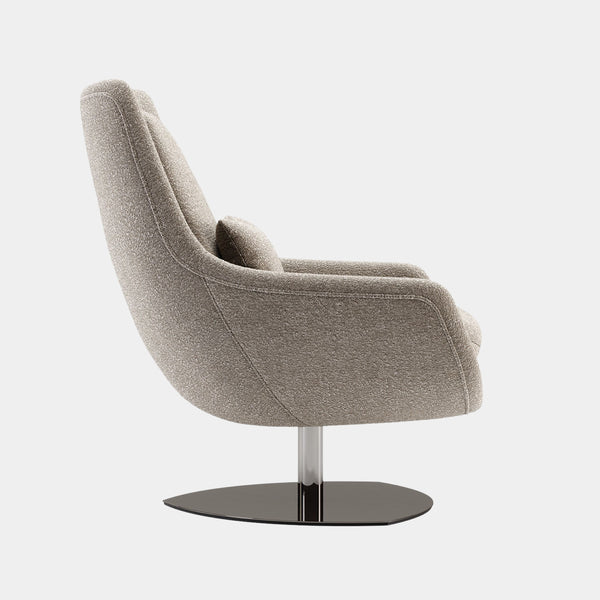 Klein Bouclé Premium Swivel Armchair