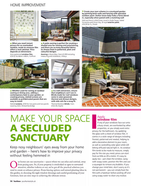 Make Your Space a Secluded Sanctuary