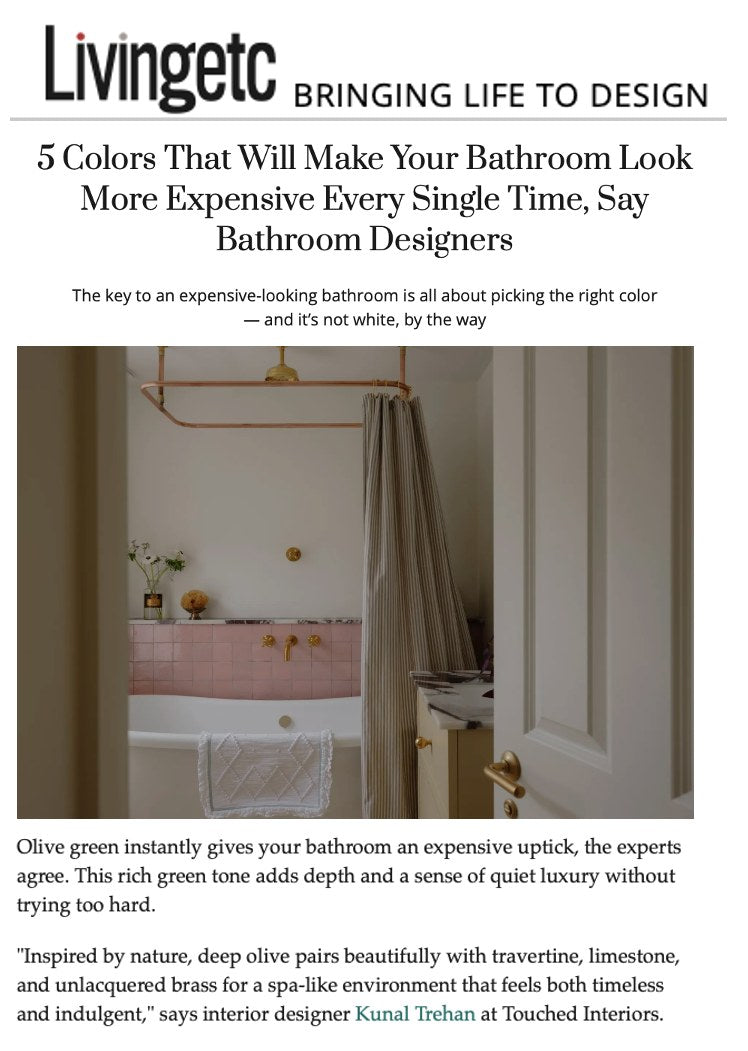 5 Colours That Make Your Bathroom Look More Expensive