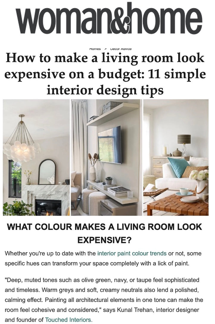 How to Make a Living Room Look Expensive on a Budget