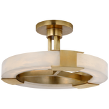 Kelly Wearstler Covet Medium Ring Semi-Flush Mount Light