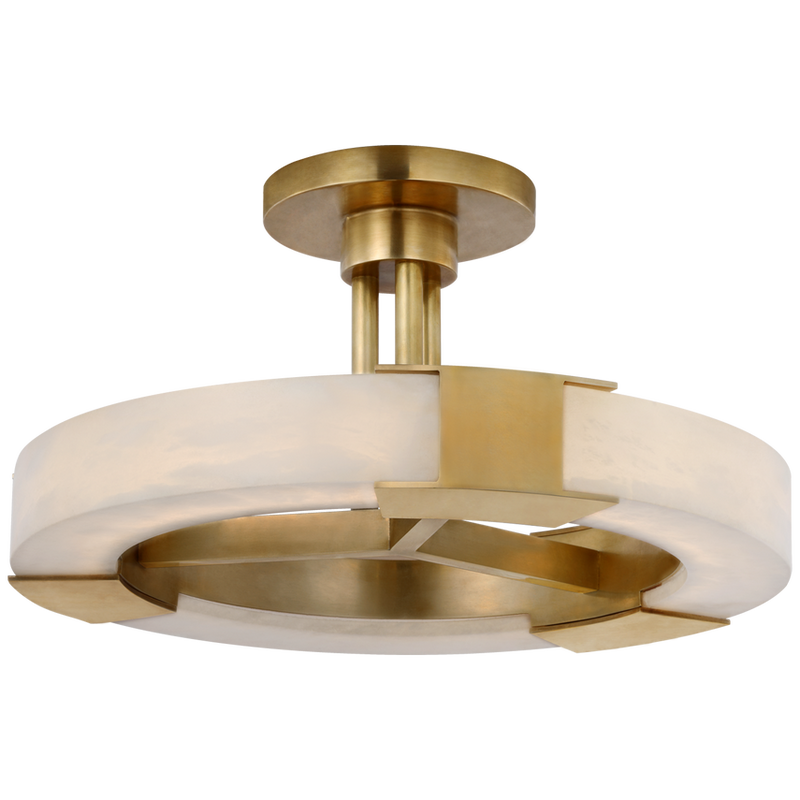 Kelly Wearstler Covet Medium Ring Semi-Flush Mount Light