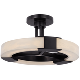 Kelly Wearstler Covet Medium Ring Semi-Flush Mount Light